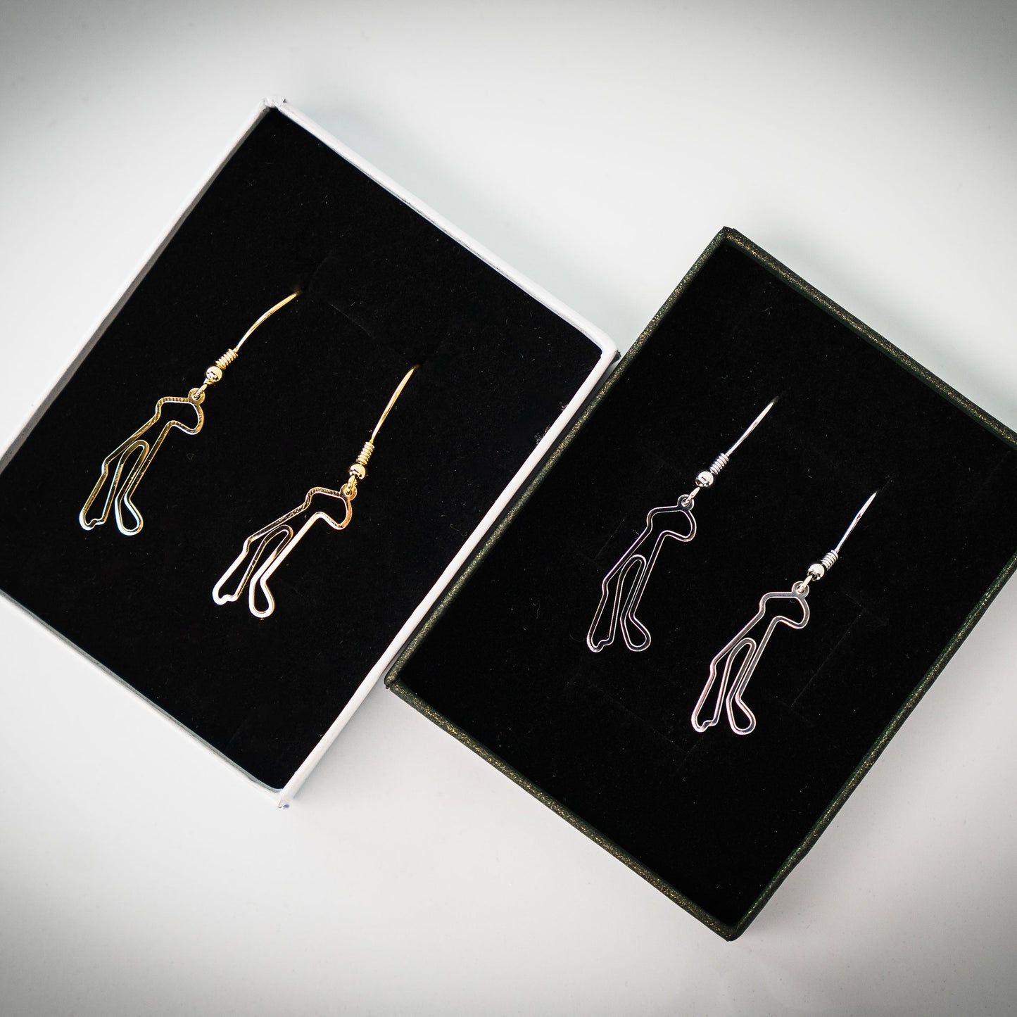 Track Outline Earrings