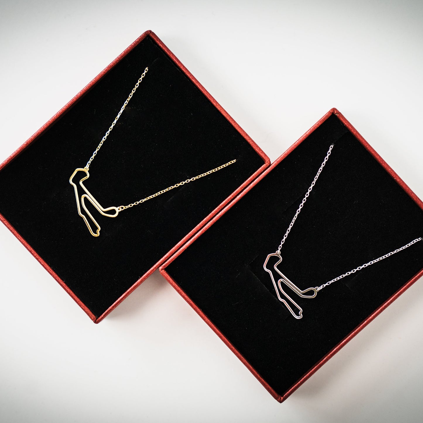 Track Outline Necklace