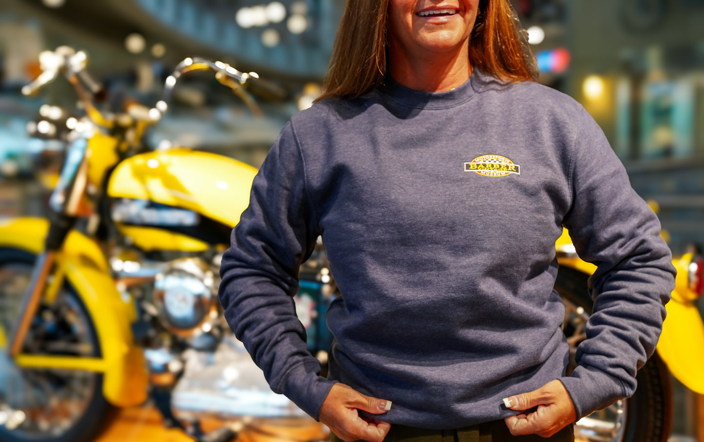 Barber Museum Logo Sweatshirt