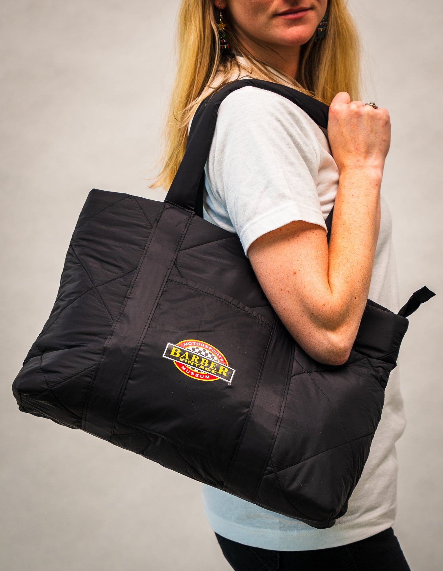 Quilted Puffer Barber Bag