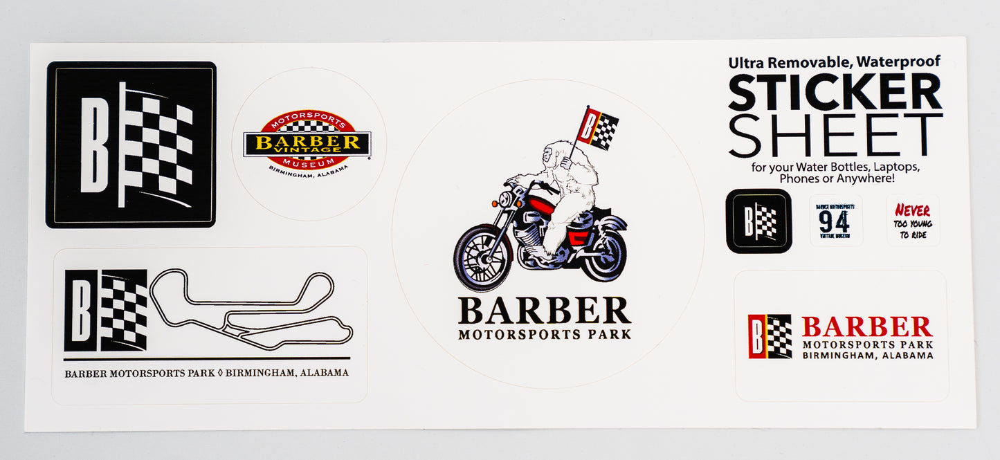 Barber Sticker Sheet