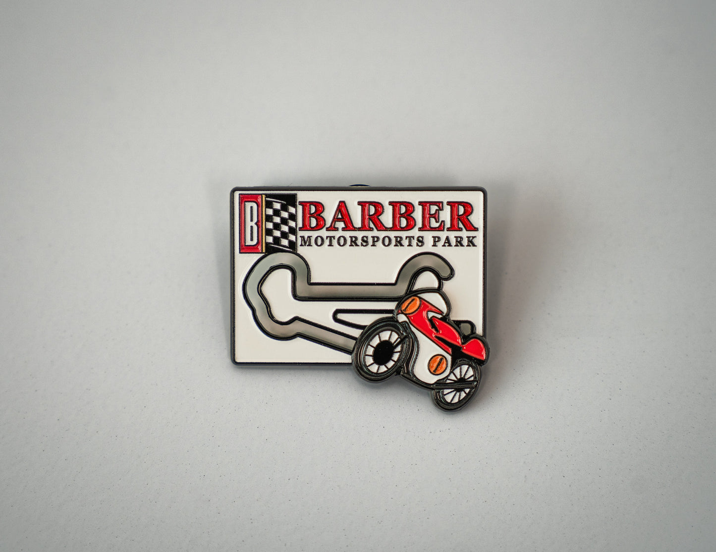 Ride the Track Motorcycle Pin
