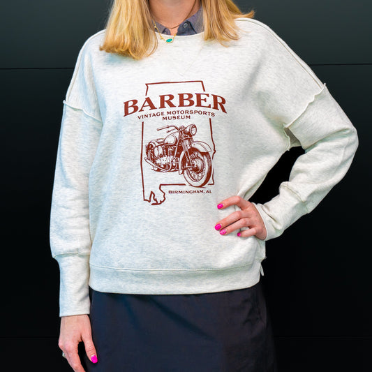 Alabama Racer Crop Sweatshirt