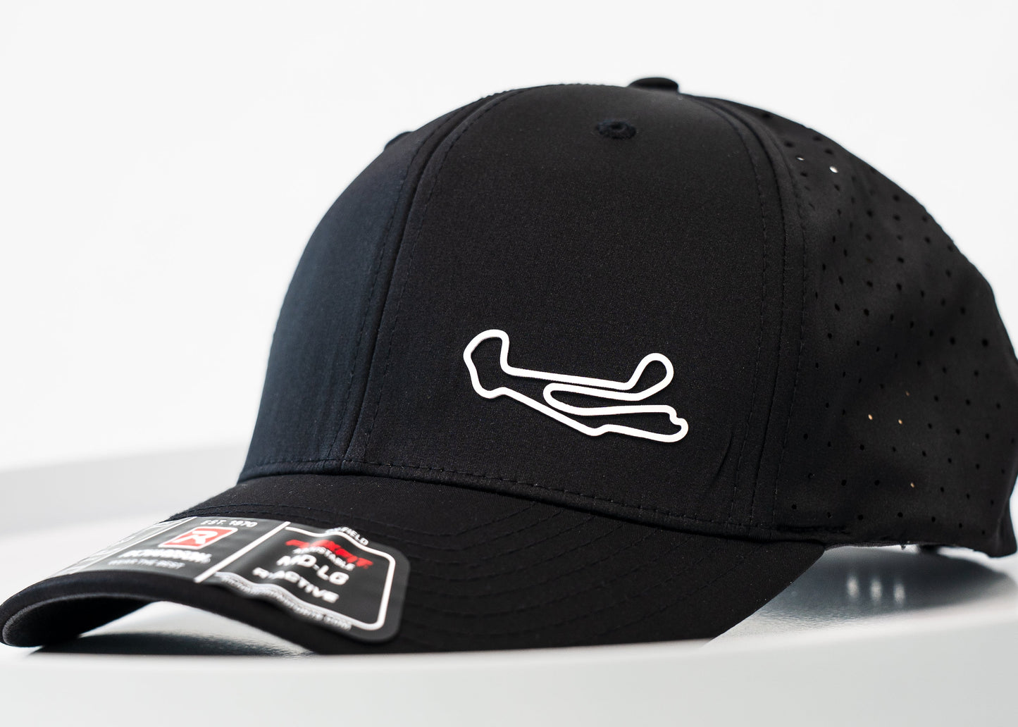 Black Track Outline Hat