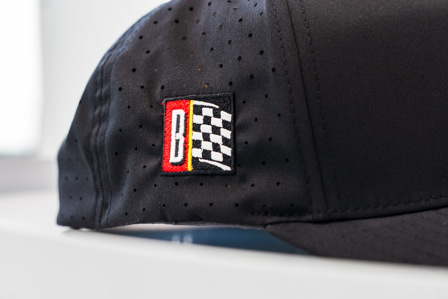 Black Track Outline Hat