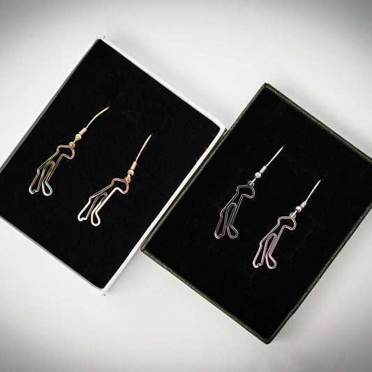 Track Outline Earrings