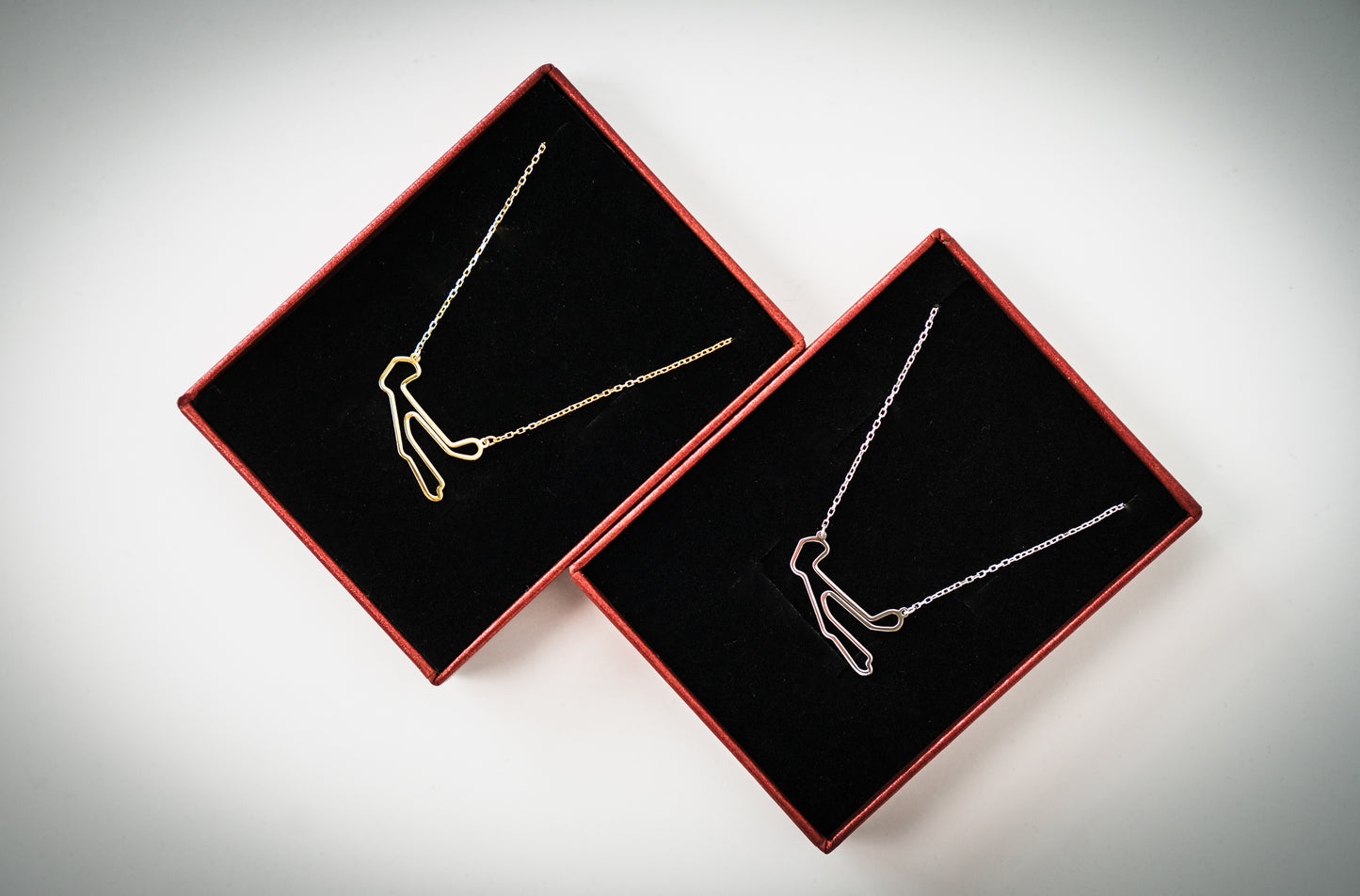 Track Outline Necklace