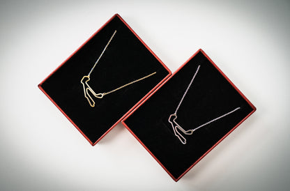 Track Outline Necklace