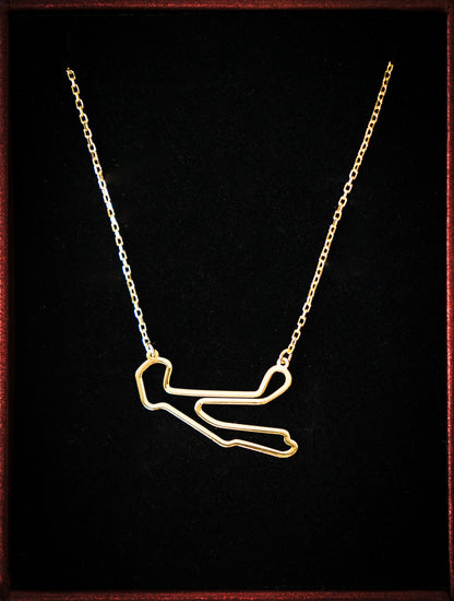 Track Outline Necklace