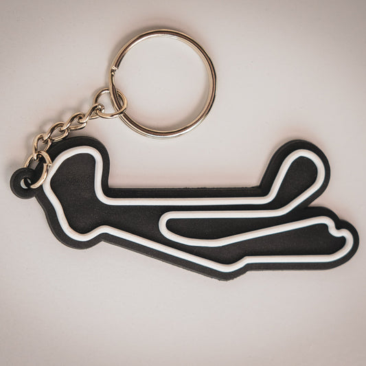 Track Outline Keychain