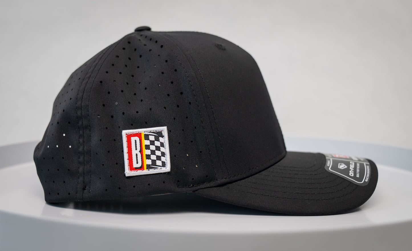 Black Track Outline Hat