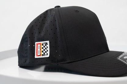 Black Track Outline Hat