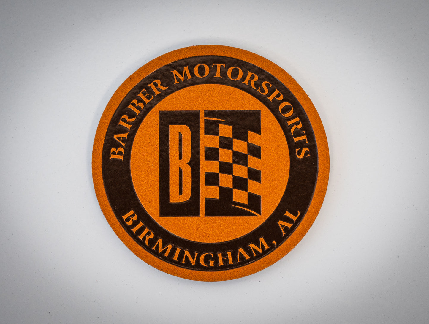 Barber Leather Magnet