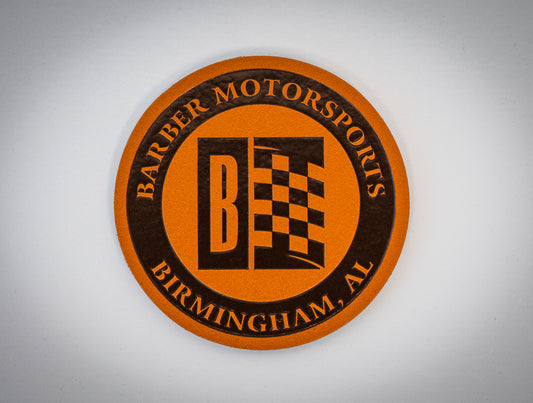 Barber Leather Magnet