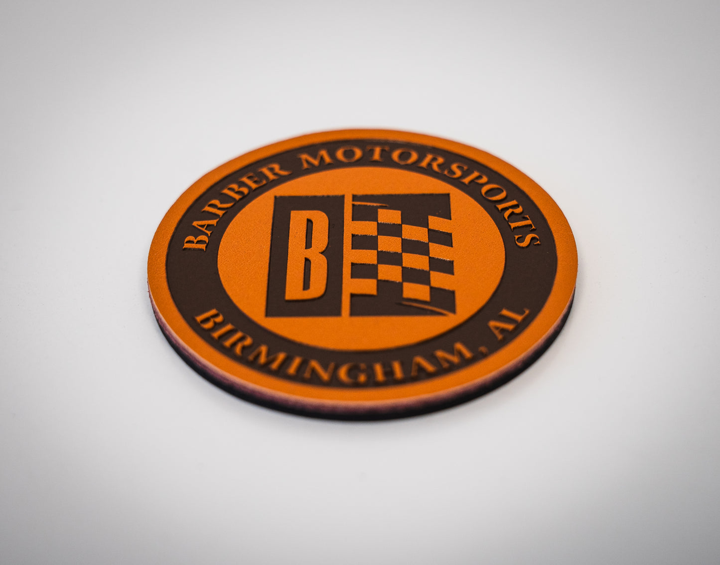 Barber Leather Magnet