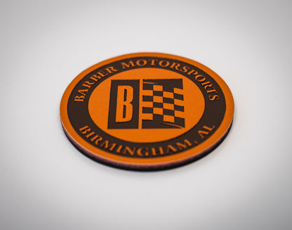 Barber Leather Magnet