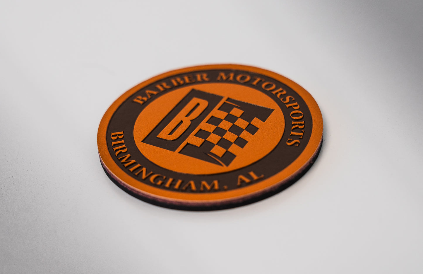 Barber Leather Magnet
