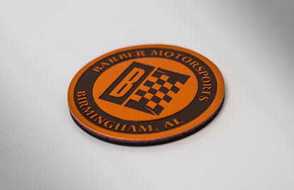 Barber Leather Magnet