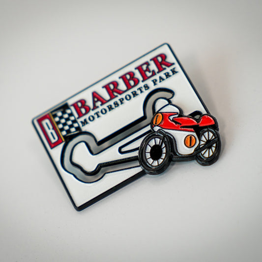 Ride the Track Motorcycle Pin