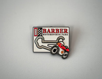 Ride the Track Motorcycle Pin